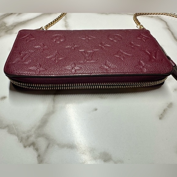 Authentic Louis Vuitton Empreinte Zippy Wallet in Aurore WOC. COA included - Picture 6 of 13